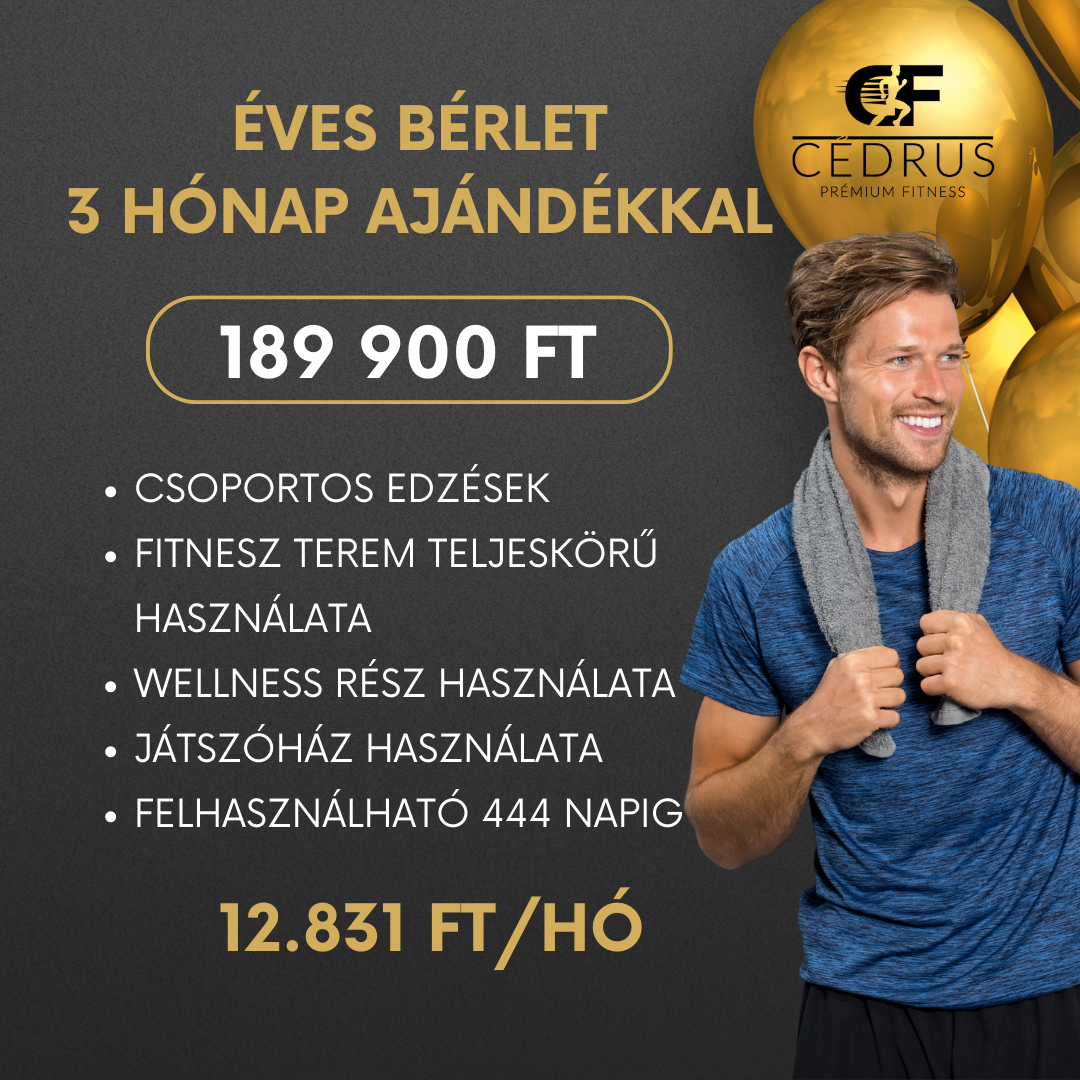 360+84 napos születésnapi limitált bérlet