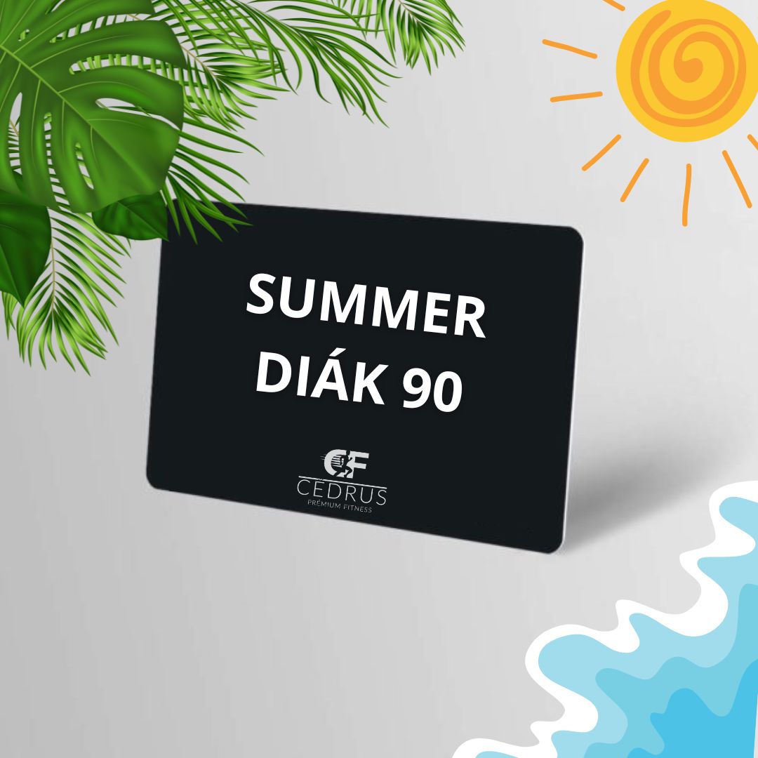 SUMMER DIÁK korlátlan 90 napos kombinált bérlet 2024