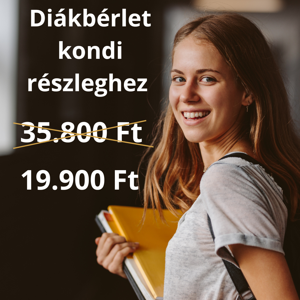 60 napos visszatérő diák kondibérlet
