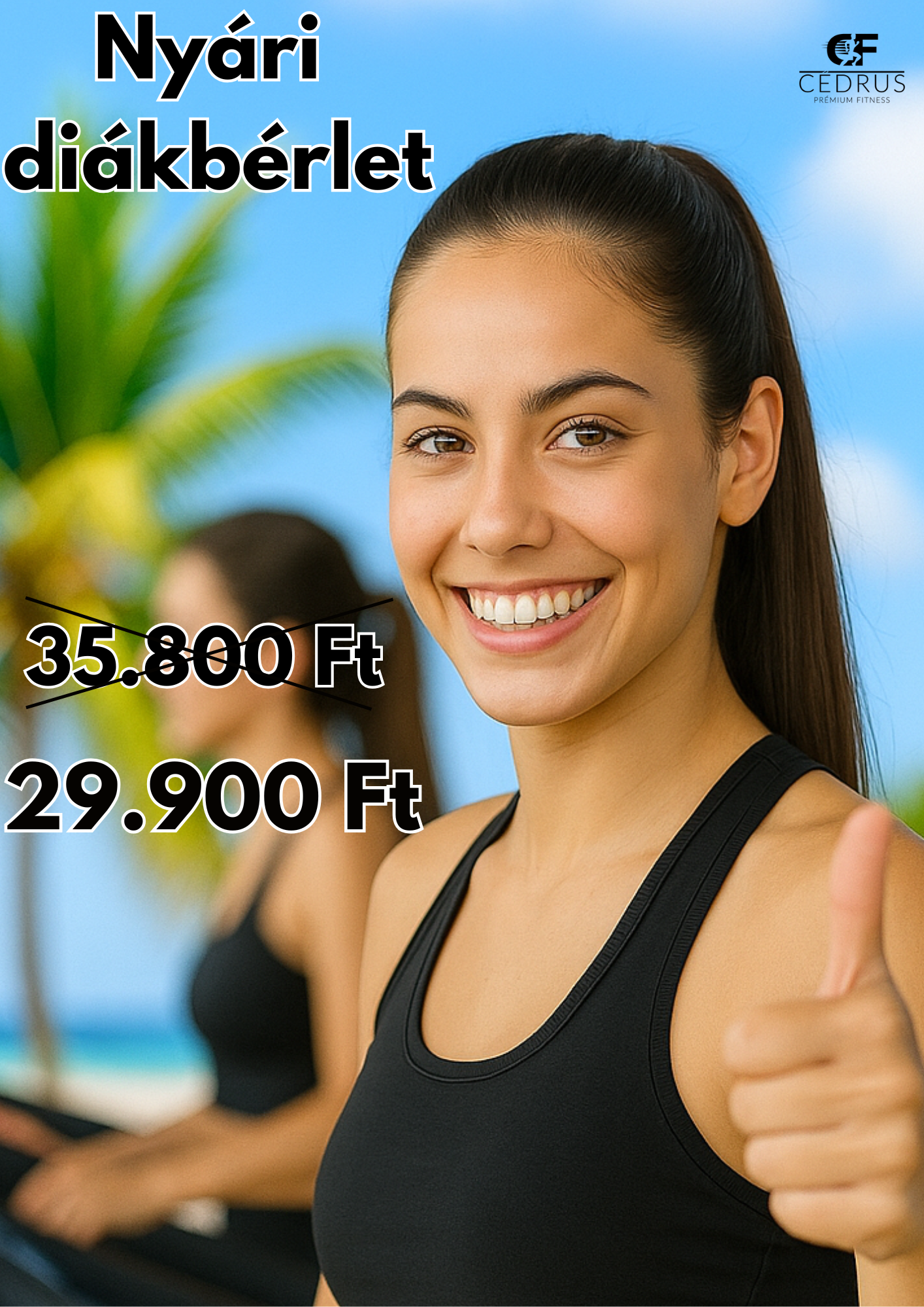 Summer 2 hónapos diákbérlet + 14 nap szabadság