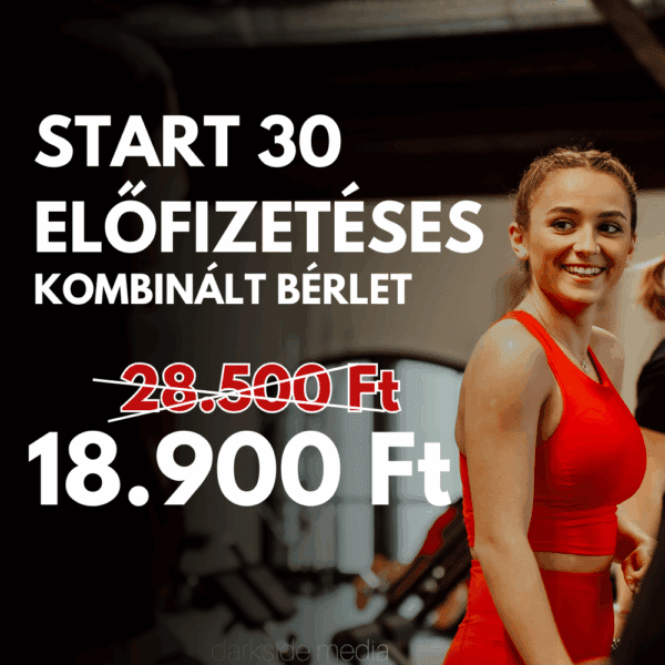Előfizetéses bérlet - 18.900 Ft/havonta