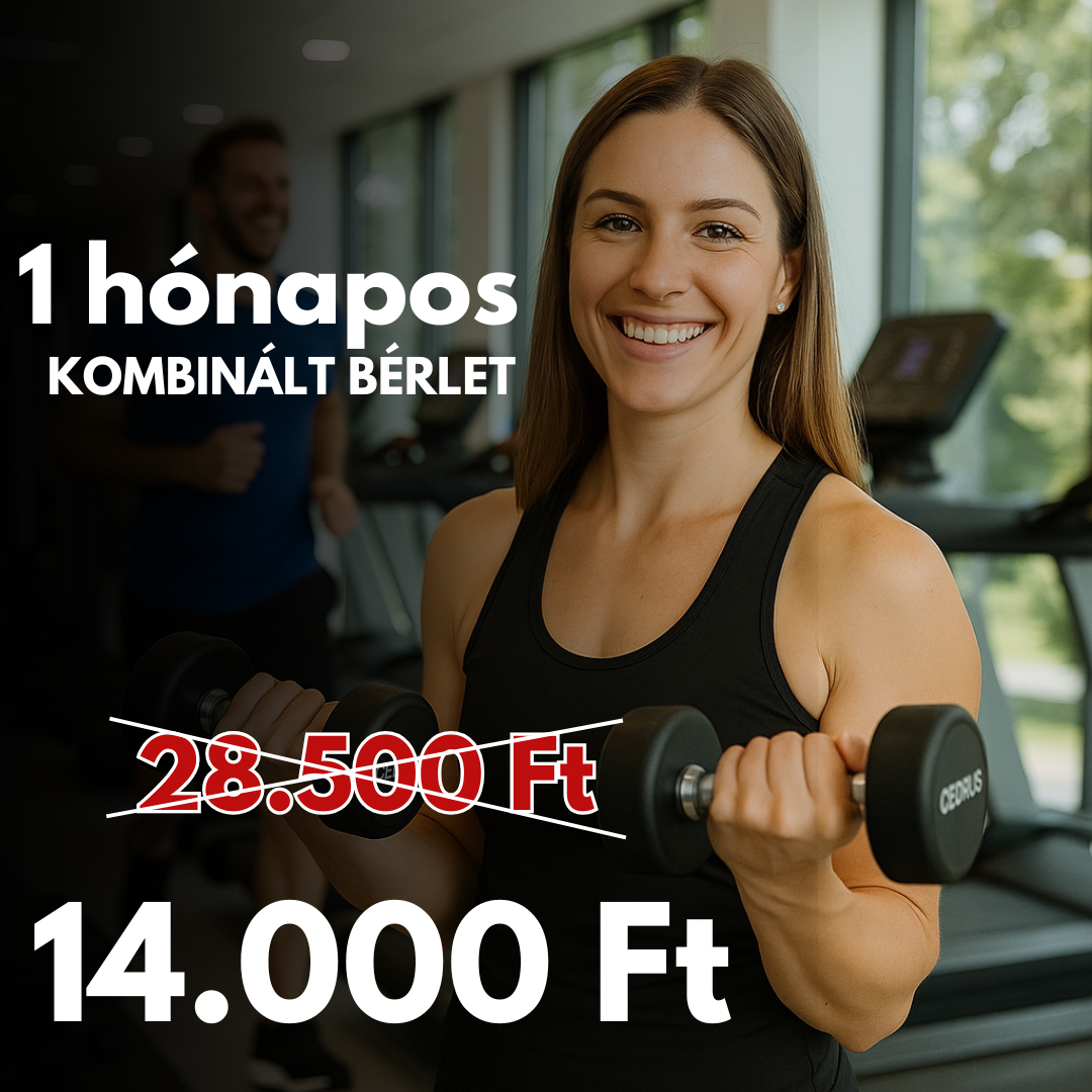 1 hónapos kombinált bérlet