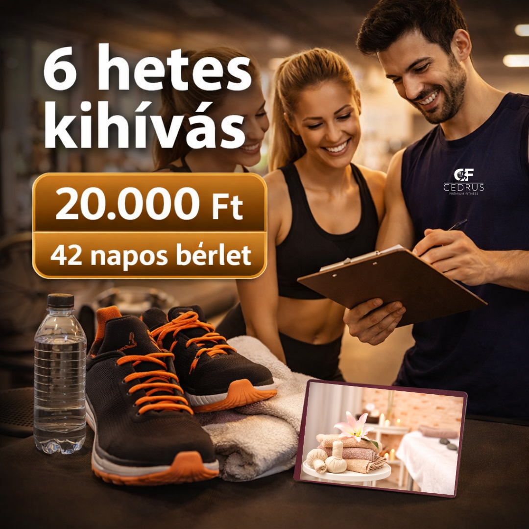 6 hetes kihívás bérlet