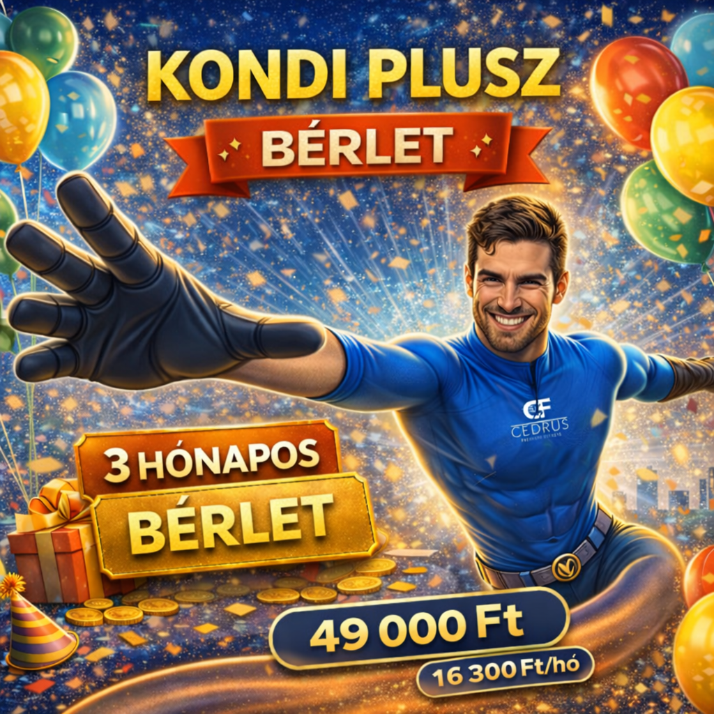 Születésnapi akció - Kondi Plusz bérlet
