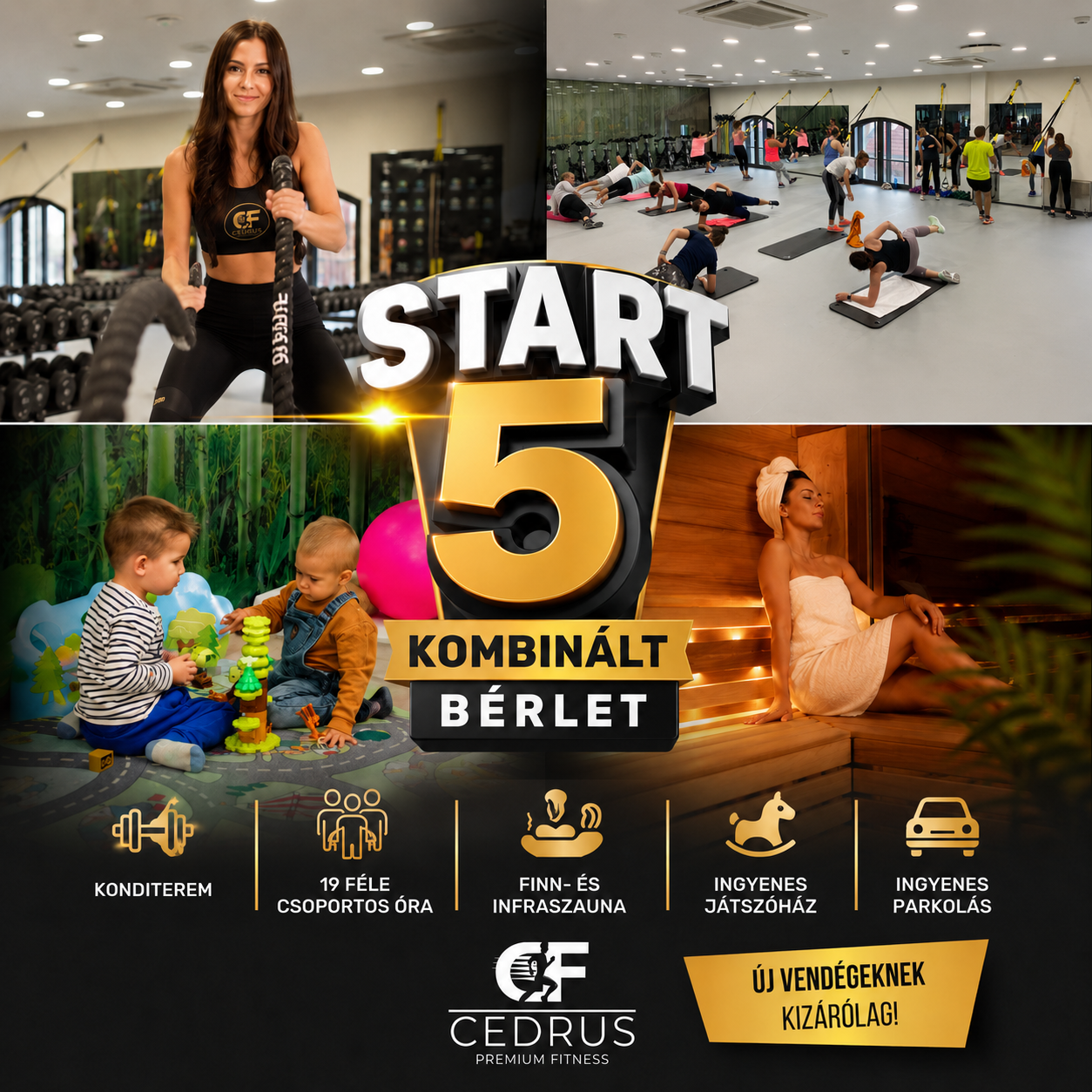 START 5 kombinált bérlet