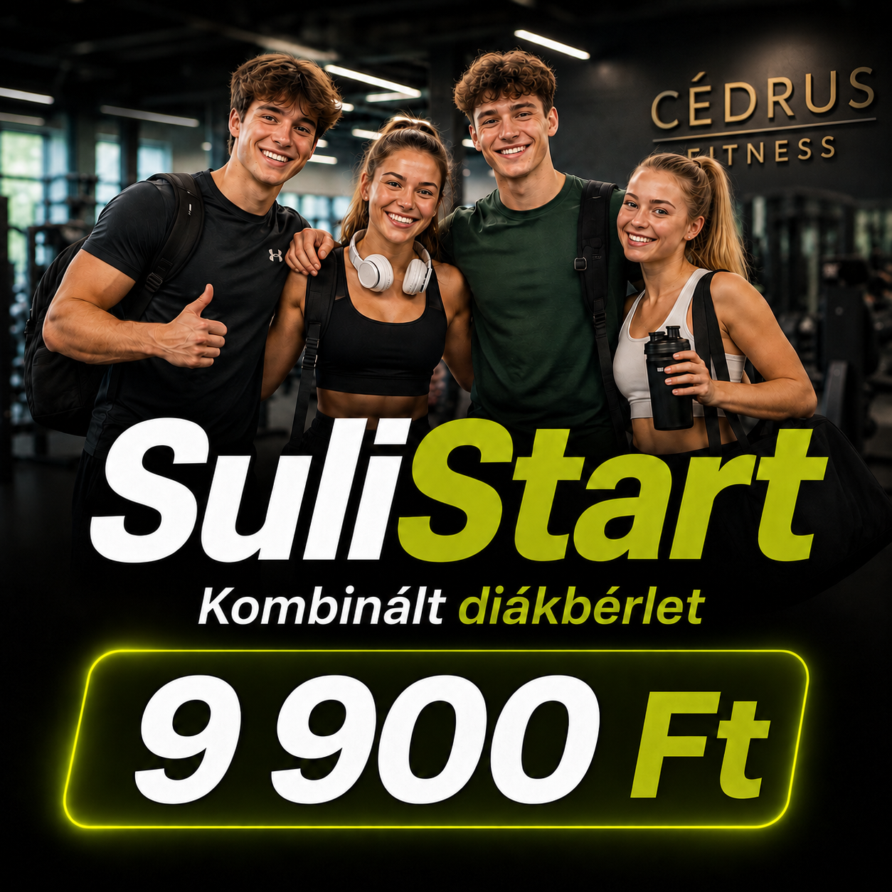 SuliStart - 1 hónapos kombinált bérlet